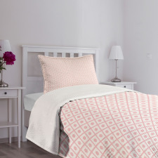 Squares Polka Dots Bedspread Set