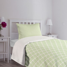 Swirls Squares Ornate Bedspread Set