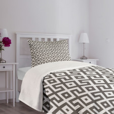 Geometric Antique Border Bedspread Set