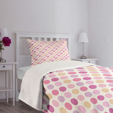 Geometric Dots Circles Bedspread Set