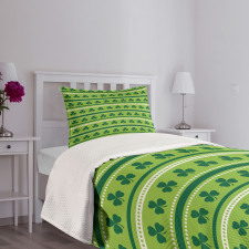 Traditional Irish Clovers Bedspread Set