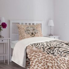 Roaring Wild Leopard Bedspread Set