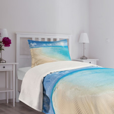 Sunny Seashore and Shells Bedspread Set