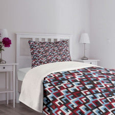 Geometric Triangle Shape Bedspread Set