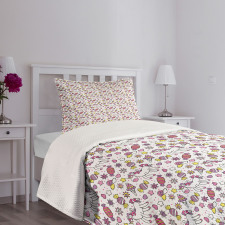 Unicorn Candies Stars Bedspread Set