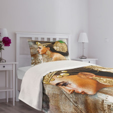 Queen Cleopatra Bedspread Set