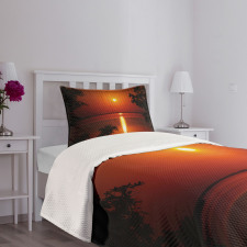 Rural Fresh Dramatic View Bedspread Set