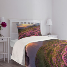Flower Meadow Mountain Bedspread Set