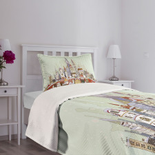 Xmas City Holiday Bedspread Set