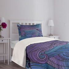 Ocean Inspired Paisley Bedspread Set