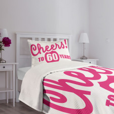 Happy Birthday Cheers Bedspread Set