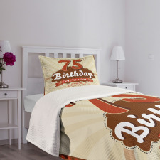 Birthday Age Number Bedspread Set