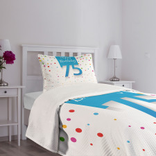 Rain with Polka Dots Bedspread Set