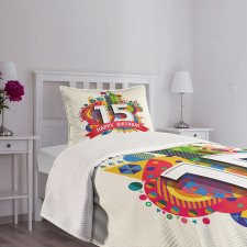 Birthday Fifteenth Bedspread Set