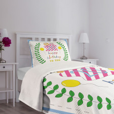 Birthday 20 Years Bedspread Set