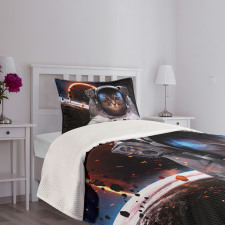 Clusters Outer Space Bedspread Set