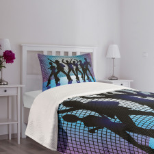 Dancing Night Club Bedspread Set