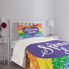 Spread Love Heart Bedspread Set