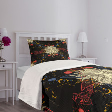 Medieval Mystic Lion Bedspread Set