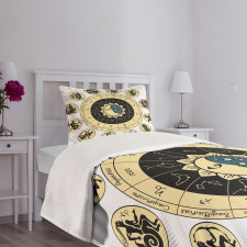 Zodiac Chart Bedspread Set