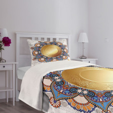 Floral Boho Bedspread Set