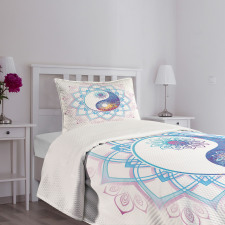Yin Yang Swirls Bedspread Set