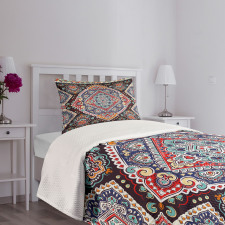 Vibrant Vintage Bohemian Bedspread Set