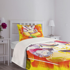 Cultural Ancient Art Design Bedspread Set