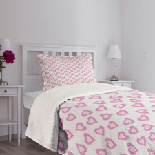 Love Inspired Hearts Bedspread Set