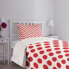 Pop Art Retro Dots Bedspread Set