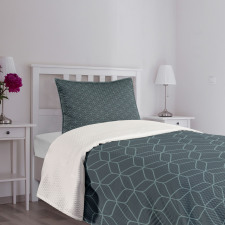 Moroccan Line Shapes Bedspread Set