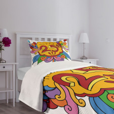 Floral Balloon Bedspread Set