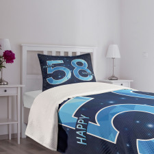 Number Night Sky Age Bedspread Set