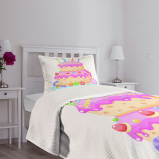 Candles and Candies Bedspread Set