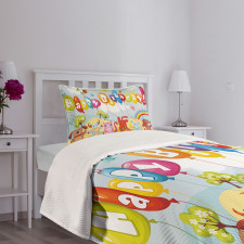 Farm Barn Animals Bedspread Set