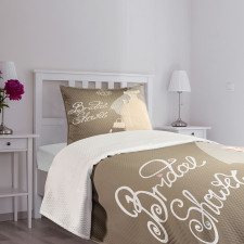 Love Bride Party Bedspread Set