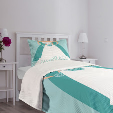 Bride with Bridemaids Bedspread Set