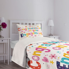 Hippie Party Bedspread Set