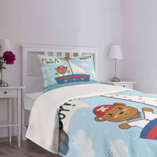 Baby Shower Bear Bedspread Set