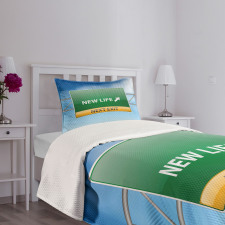 New Life Concept Bedspread Set