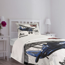 Retro Bon Voyage Bedspread Set