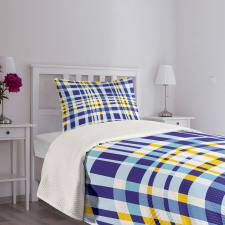 Scottish Tartan Bedspread Set