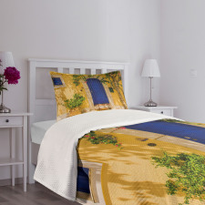 Greek House Bedspread Set