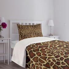 Giraffe Skin Pattern Bedspread Set