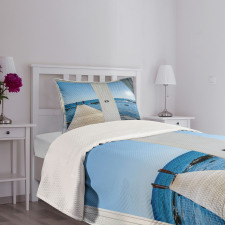 Patio Ocean Sea Sunny Bedspread Set