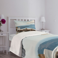 Caldera View Santorini Bedspread Set