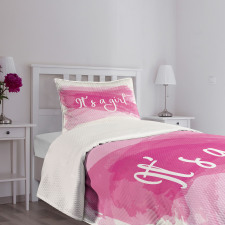 Girls Baby Shower Bedspread Set