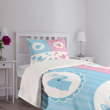 Girl Boy Newborn Baby Bedspread Set