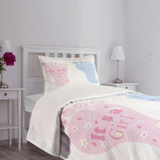 Footprints Blooms Bedspread Set