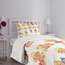 Newborn Gestures Bedspread Set